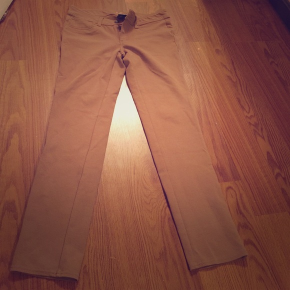 Brown faded glory skinny pants.