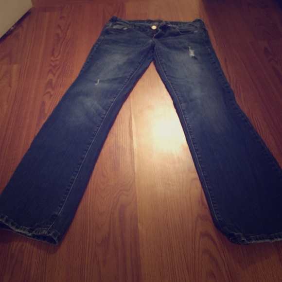 American eagle boot cut jeans.