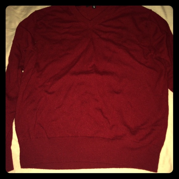 Mens red sweater. Very soft and comfy. - Picture 1 of 2