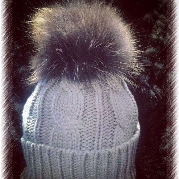 Real Fur Beanie ! Brand new