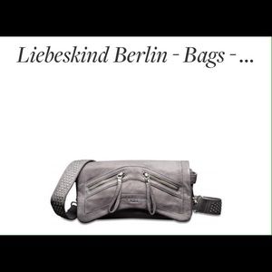 Liebeskind Berlin washed suede Caroline Clutch