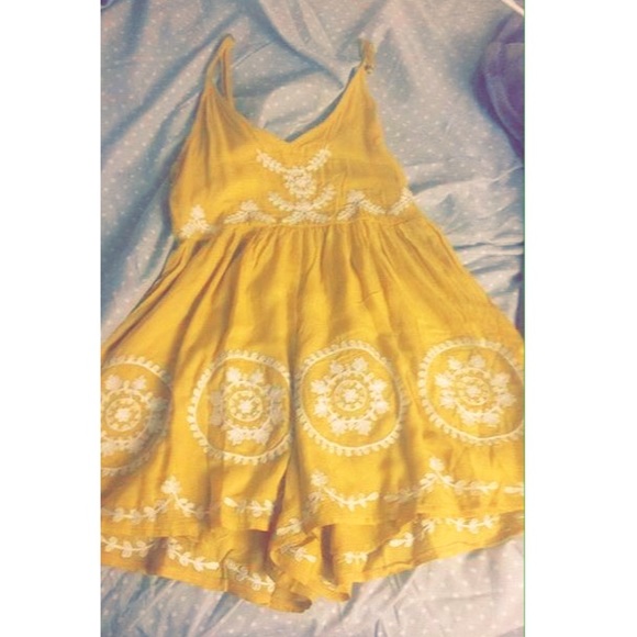 Gold/Yellow romper