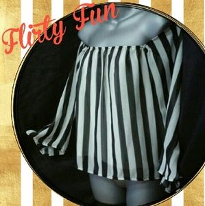 B Sharp Off Shoulder Top