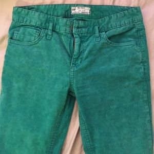 Free People Green Corduroy Jean!