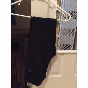 Black VS Leggings with Black Lace Detail