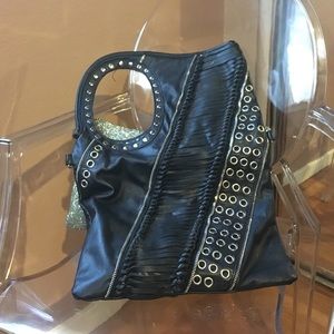 Unique black rocker chic