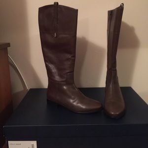 Cole Haan Brennan Riding Boot Chestnut