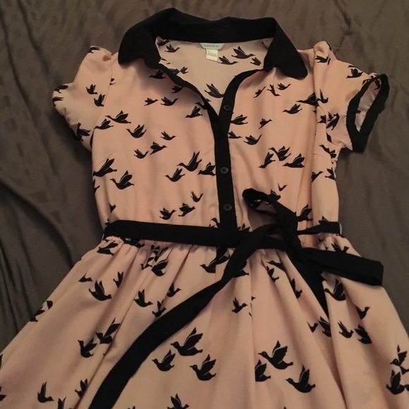 Retro style bird dress