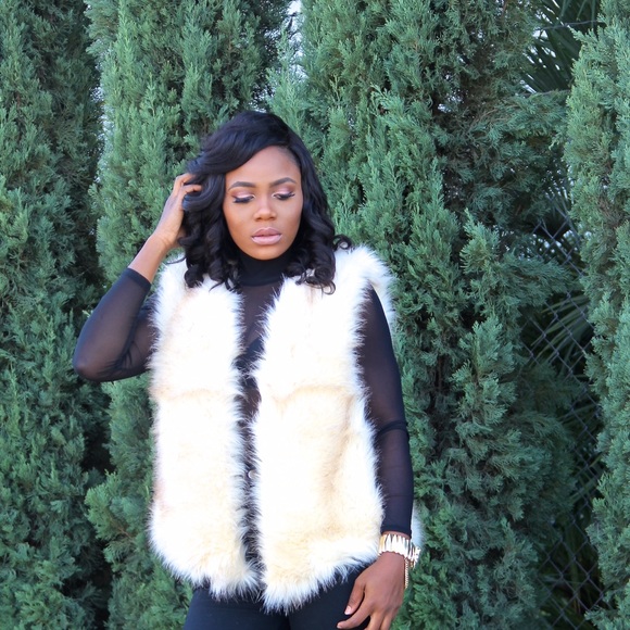 Jackets & Blazers - Faux fur vest