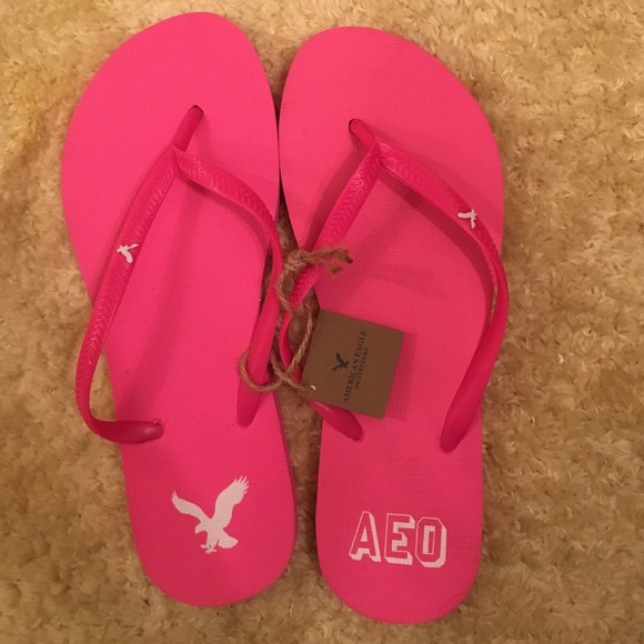 Pink American Eagle sandals. PERFECT NEVER WORN:))