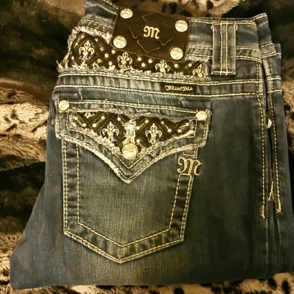 MISS ME straight leg jeans