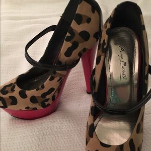 Leopard / red Pumps