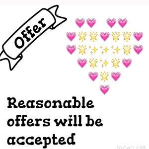 REASONABLE OFFERS WILL BE ACCEPTED!!