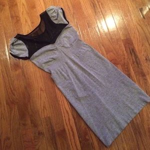 Bebe sheer fitted mini dress 👗