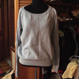 Abercrombie and Fitch light blue crew neck sweater