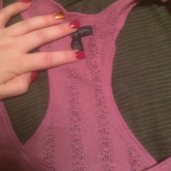Purple tank