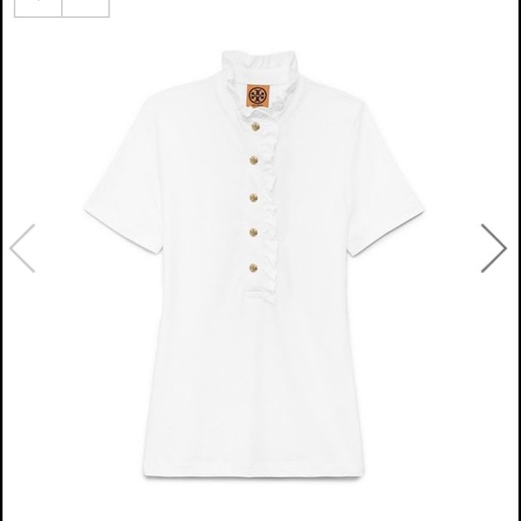 Tory Burch White Lydia Polo