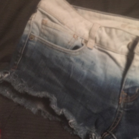 Faded Jean shorts