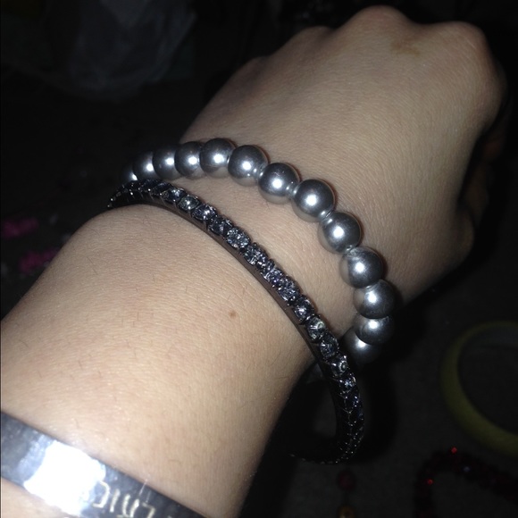 Pearl and diamond bracelets