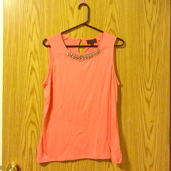 Pink Worthington sleeveless blouse