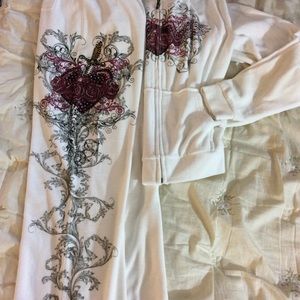 Embellished Sweatpants Set