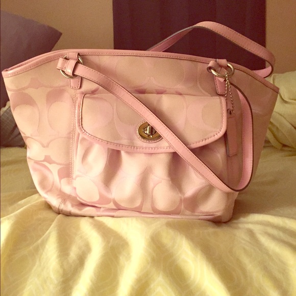 Coach signature handbag