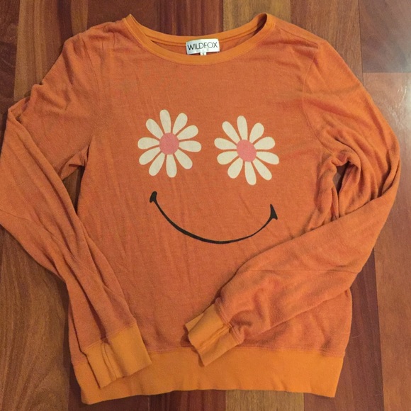✨SOLD✨Wildfox Daisy smile jumper