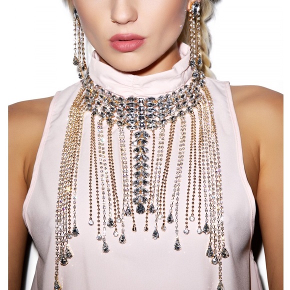 Dolls Kill Necklace & Earrings SET