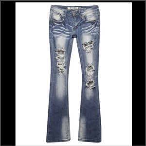 Machine™ Destroyed Flare Jeans
