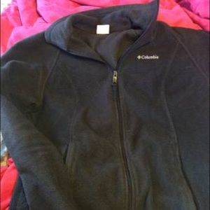 Medium Columbia black fleece jacket