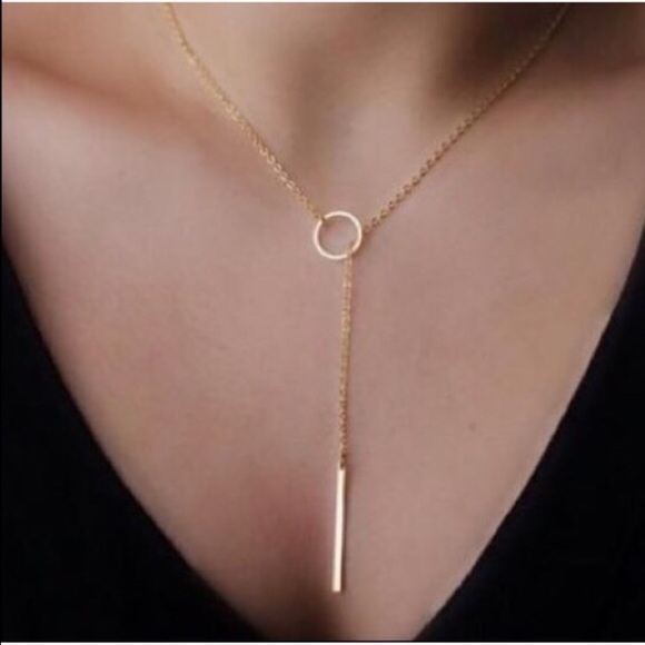 Accessories - Circle Bar Necklace