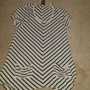 Asemetric tunic top