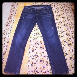 Just Black Distressed Boyfriend Jeans