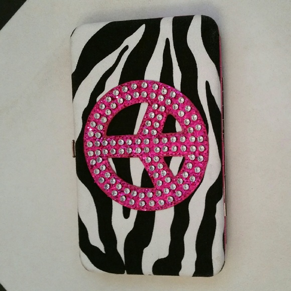 ❤ Zebra Print Peace Wallet ❤