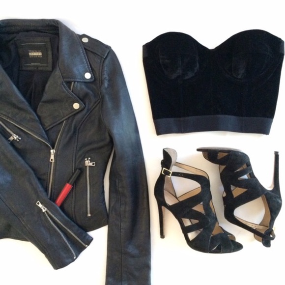 Black Velvet bustier