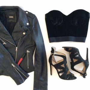 Black Velvet bustier