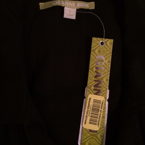 Gianni Bini Black Moto Vest NWT from Dillard's - Picture 3 of 4