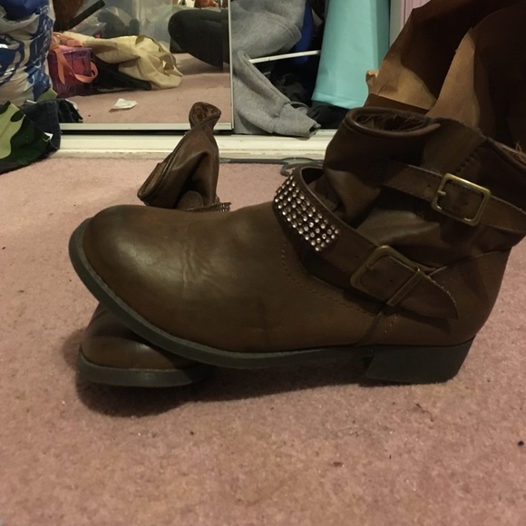 Brown Ankle booties