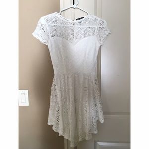 White lace dress