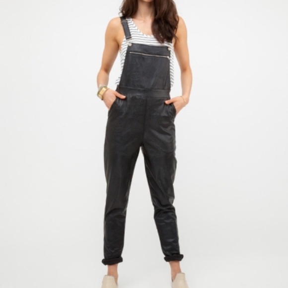 Leather overalls