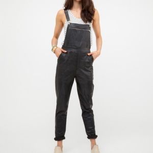 Leather overalls