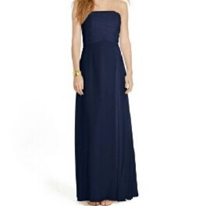 RALPH Lauren shirred strapless gown