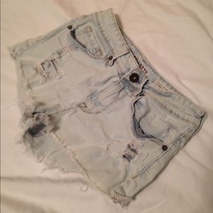 Distressed High Waisted Pacsun Shorts