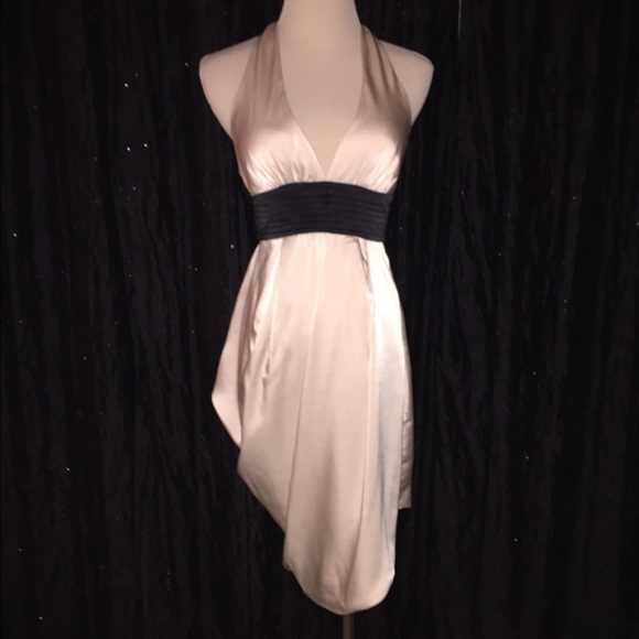 bcbg champagne halter dress BCBGMaxAzria | Dresses | Bcbgmaxazria Bubble Designer Dramas
