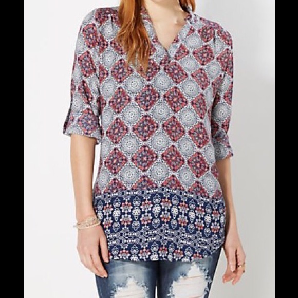 Boho tunic top