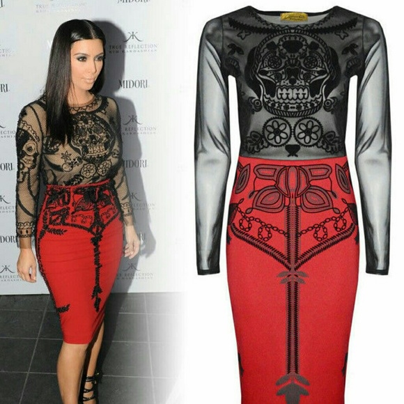New Sexy celebrity inspired Bodycon Club Dress
