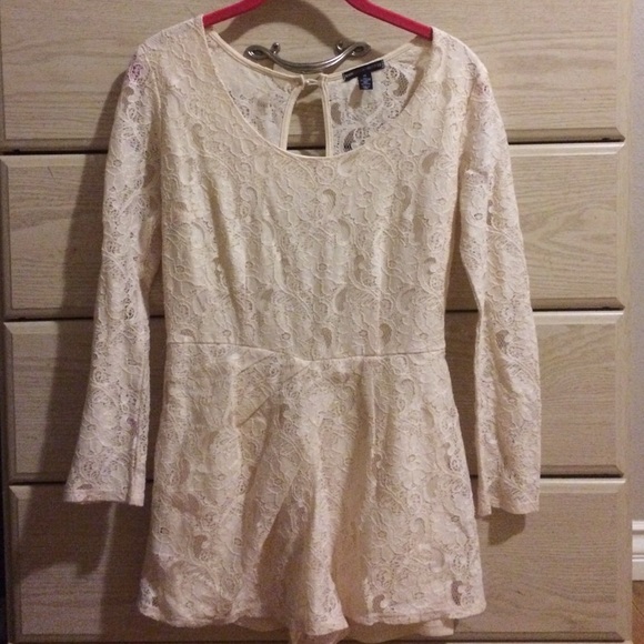 Lace Skort looking Romper