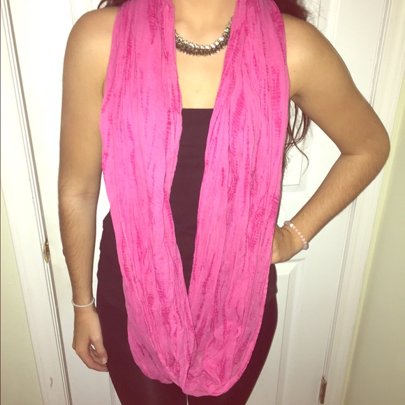 Pink Infinity Scarf - Picture 1 of 3