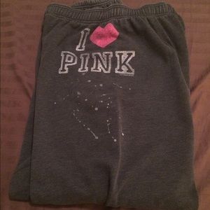 PINK boyfriend style sweatpants