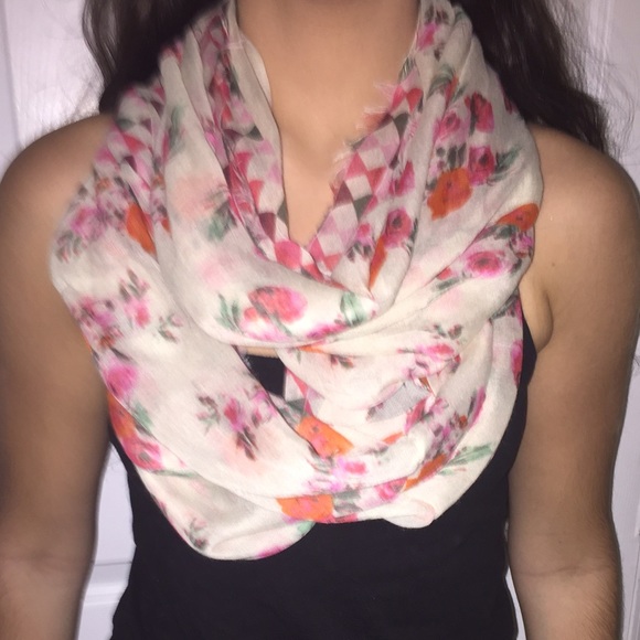 Floral Infinity Scarf